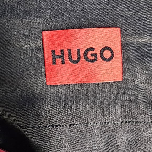 Hugo Boss Men's Modern-Fit Wool Superflex Suit Separate Pants size 36R Dark Blue - Picture 7 of 8